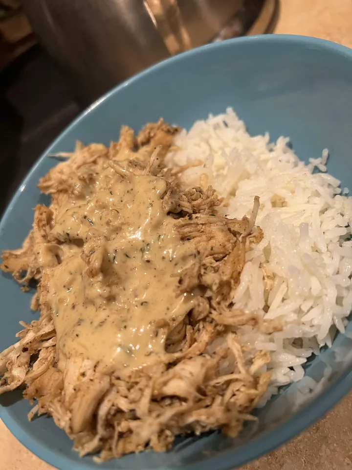 Creamy chicken and rice