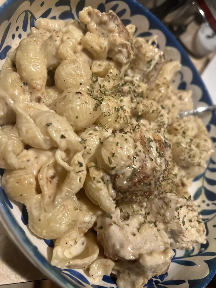 Creamy pasta dish
