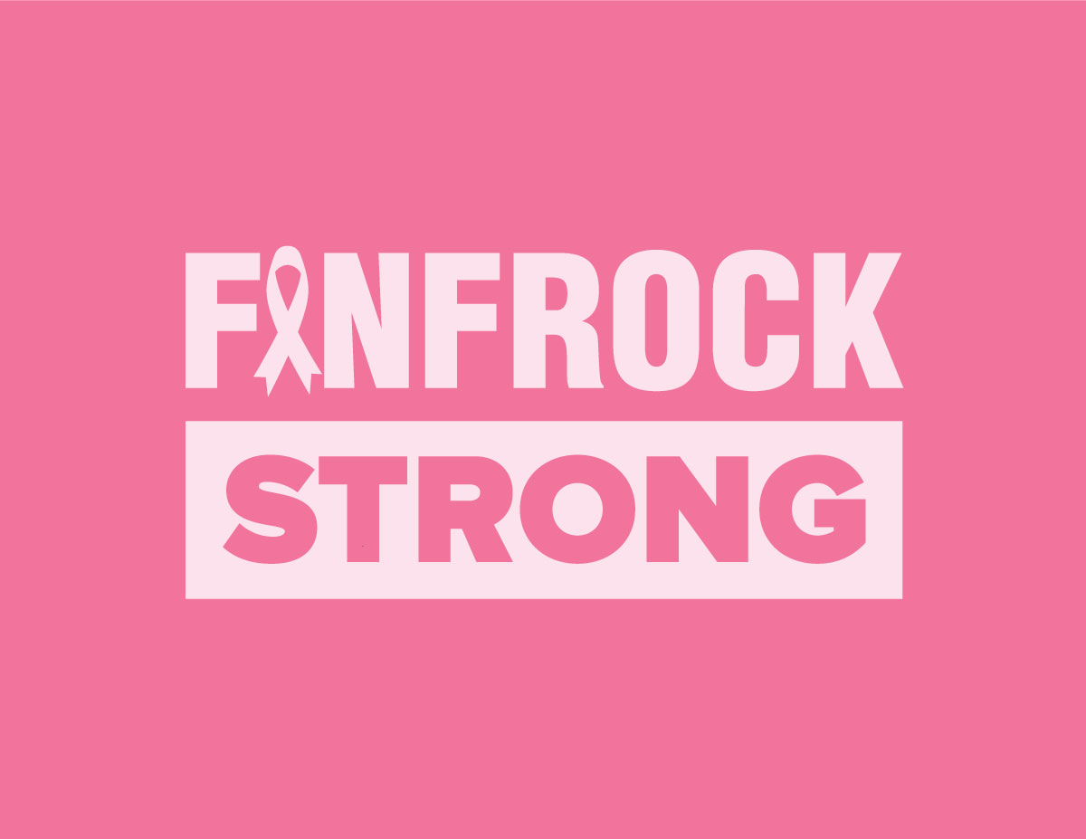 FINFROCK Strong breast cancer awareness design