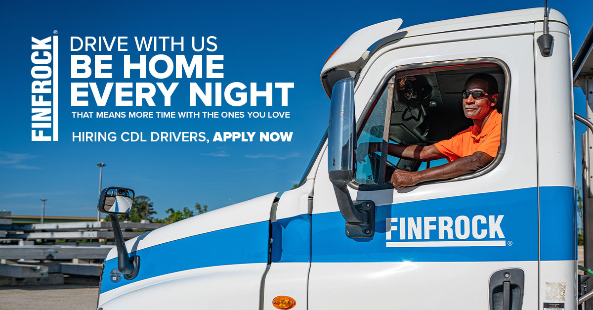 FINFROCK CDL driver recruitment ad