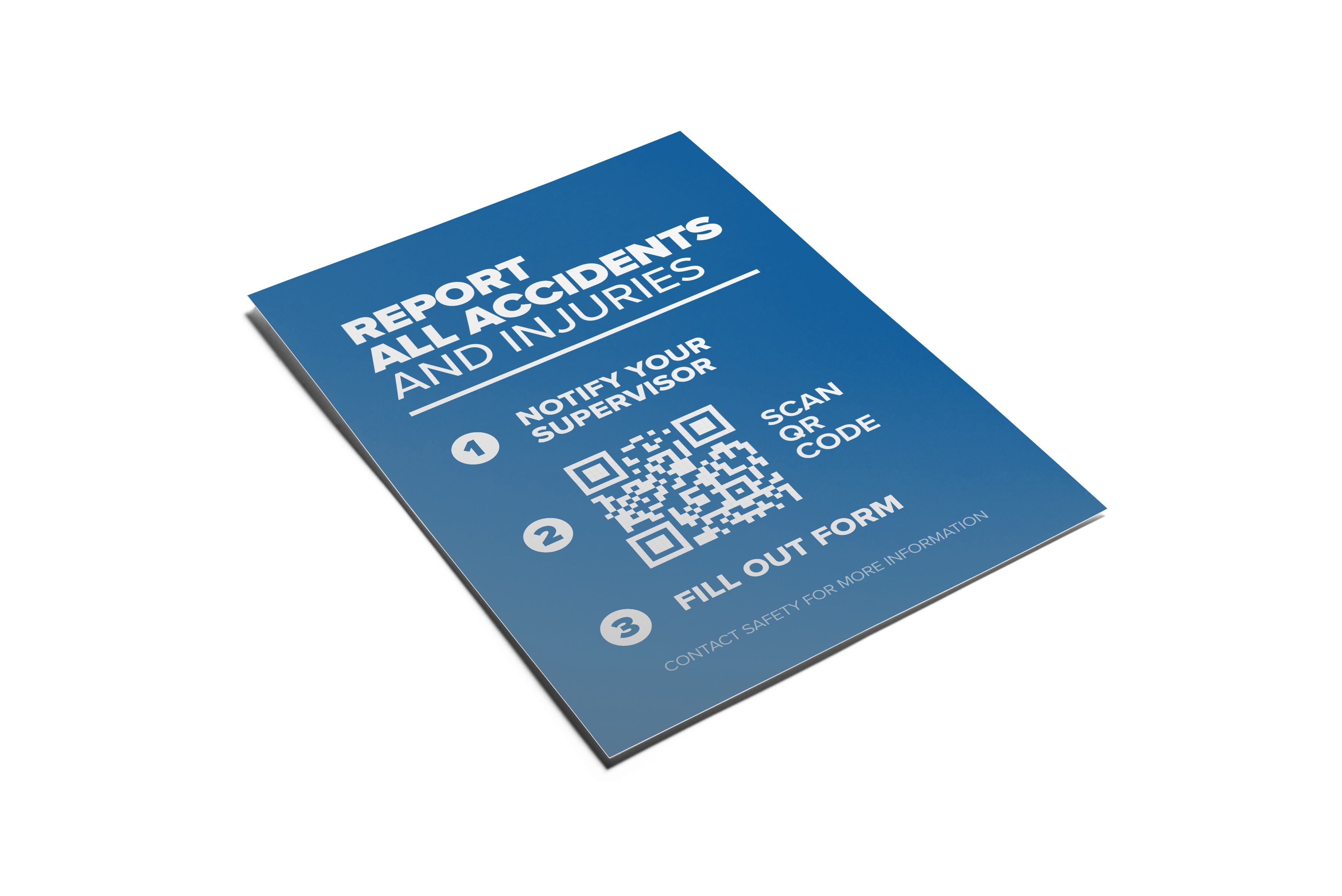 FINFROCK safety reporting card mockup