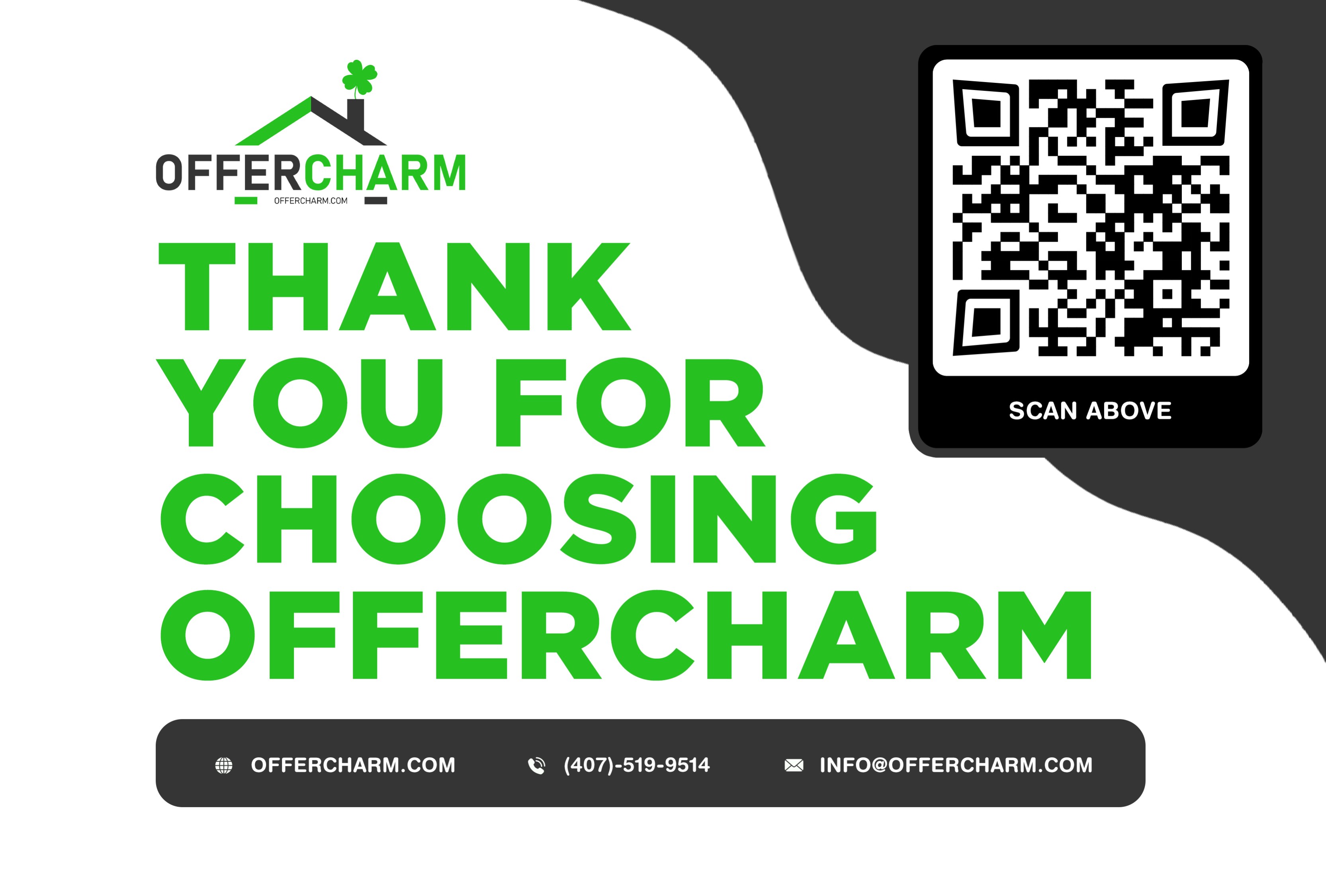 OfferCharm seller guide closing page