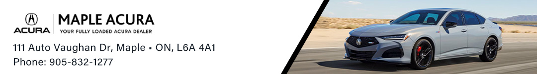 Acura dealership banner design