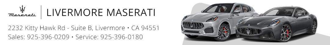 Maserati dealership banner design
